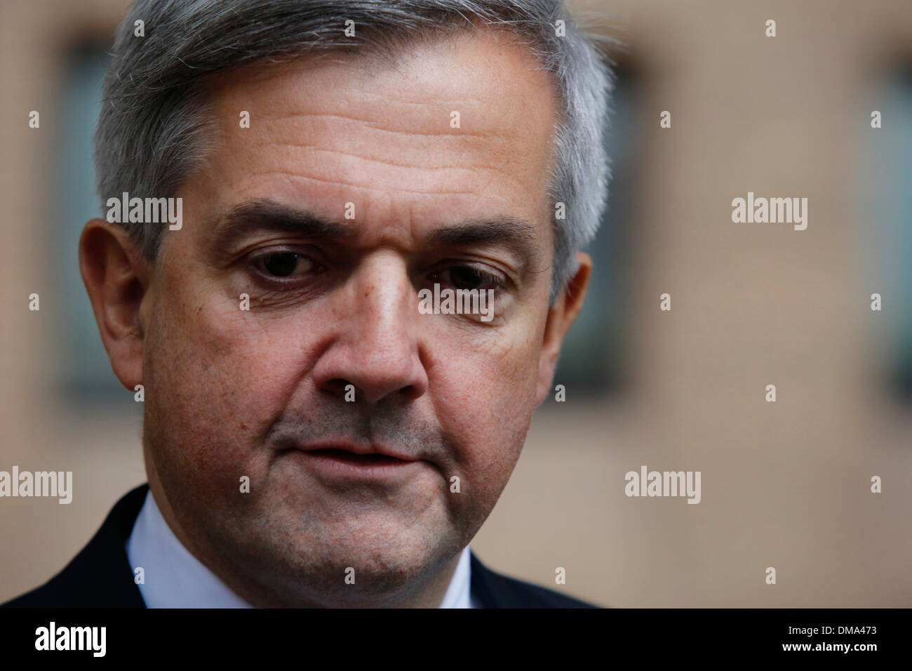 Großbritanniens ehemalige Energieminister Chris Huhne und seine Ex-Frau Vicky Pryce Southwark Crown Court Stockfoto