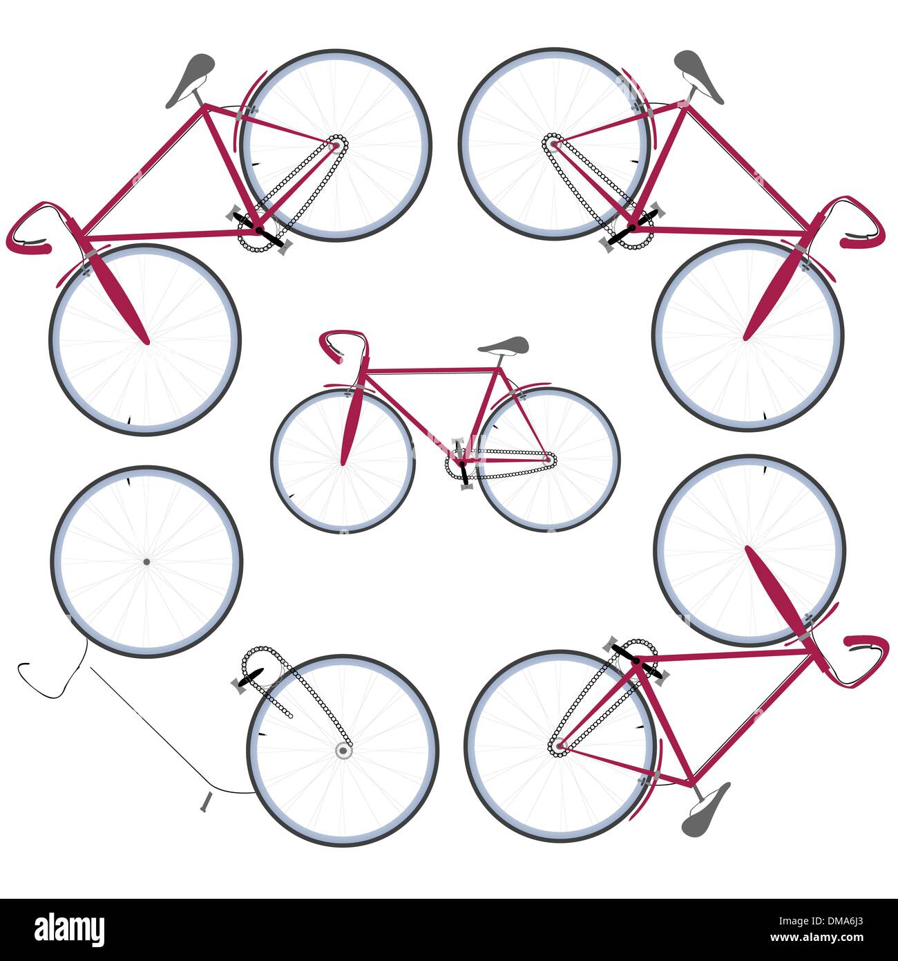 diejenige, die hier nicht erlaubt Stock Vektor