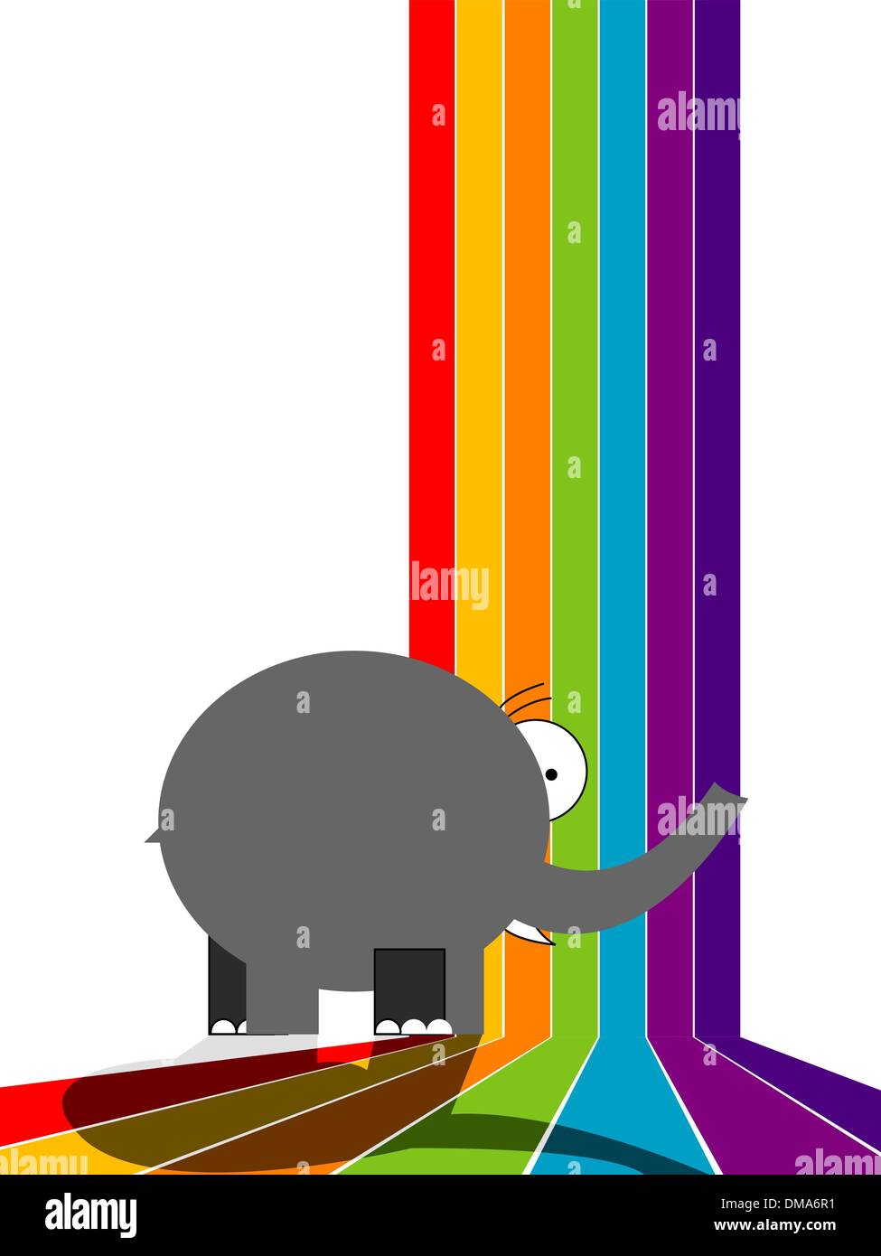 Elephants painting Stock-Vektorgrafiken kaufen - Alamy