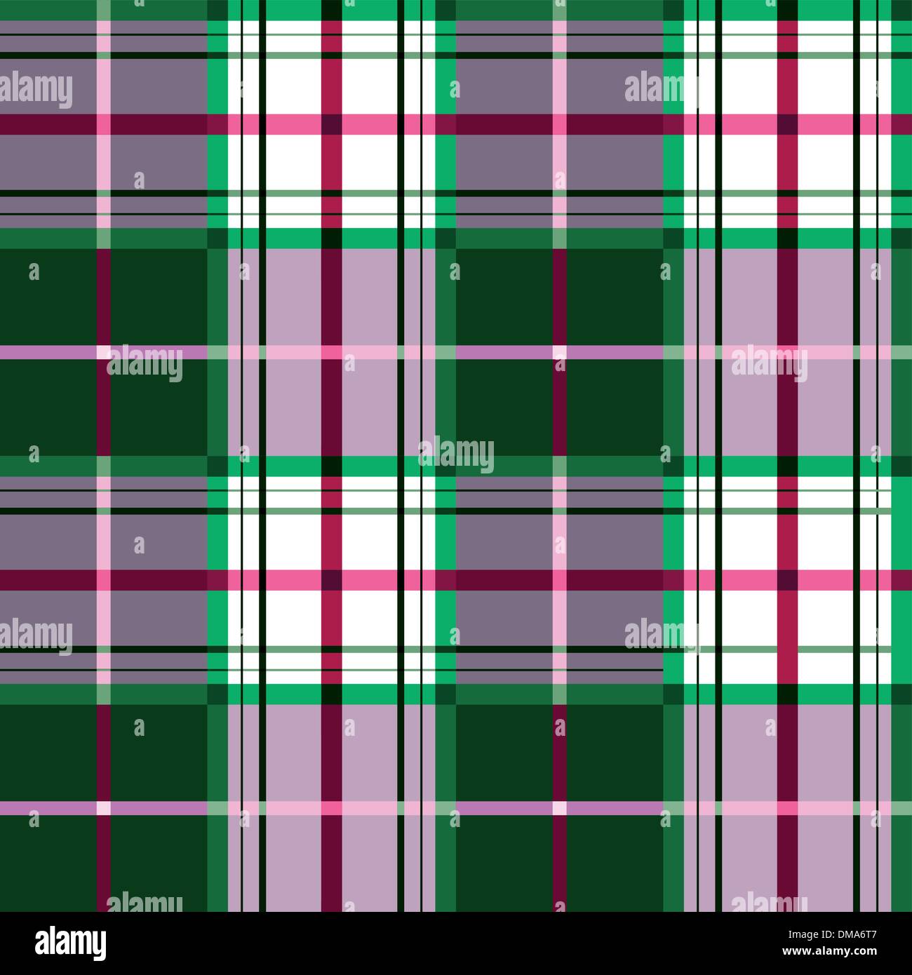 Karierte Tartan-Muster Stock Vektor