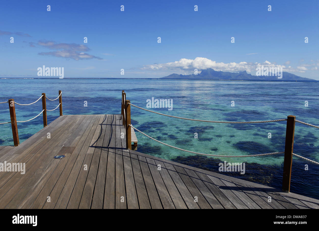 Französisch-Polynesien, Tahiti: Lagune Stockfoto