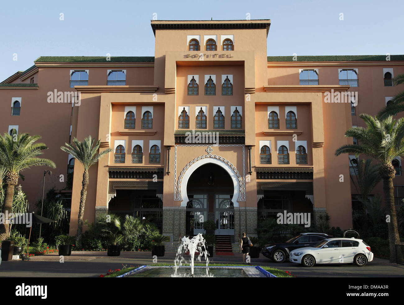 Marrakesch (Marokko): Sofitel hotel Stockfoto