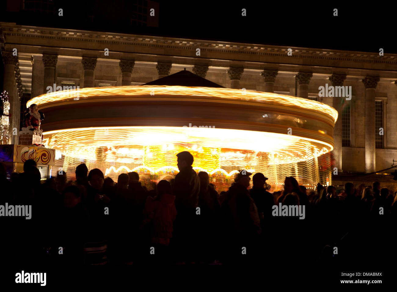 Frankfurter Weihnachtsmarkt in Birmingham - der größte authentische deutsche Markt in der Welt außerhalb Deutschlands und Österreichs Stockfoto