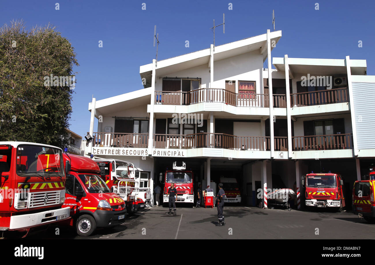 Saint-Pierre, Réunion Island: das wichtigste Rescue center Stockfoto