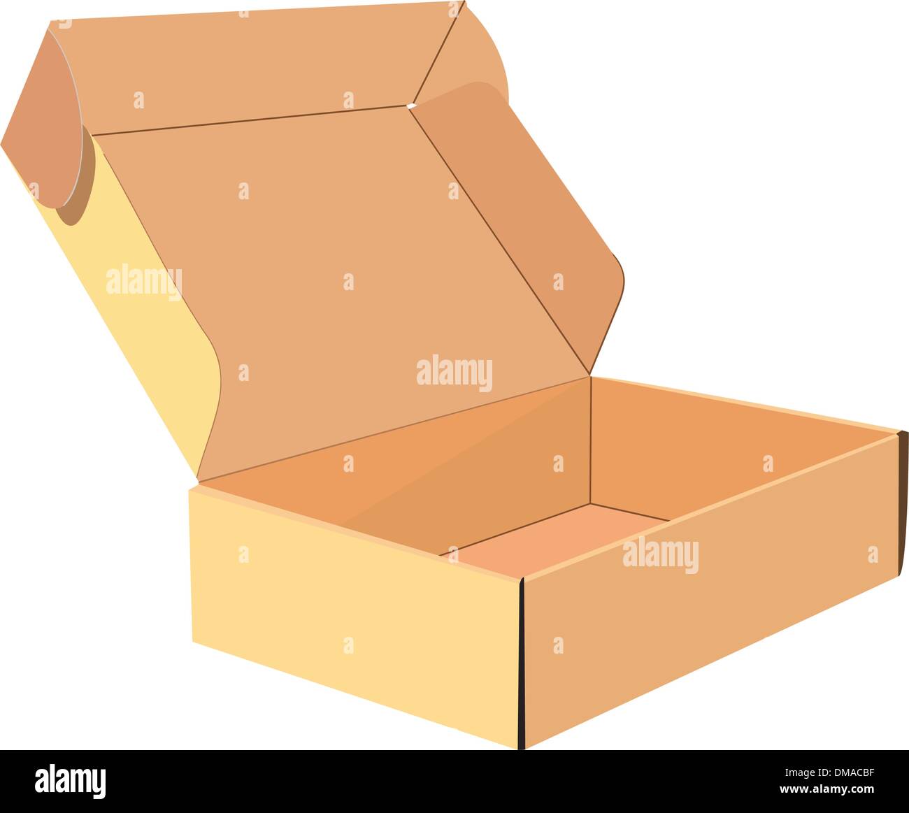 Realistische Darstellung der box Stock Vektor