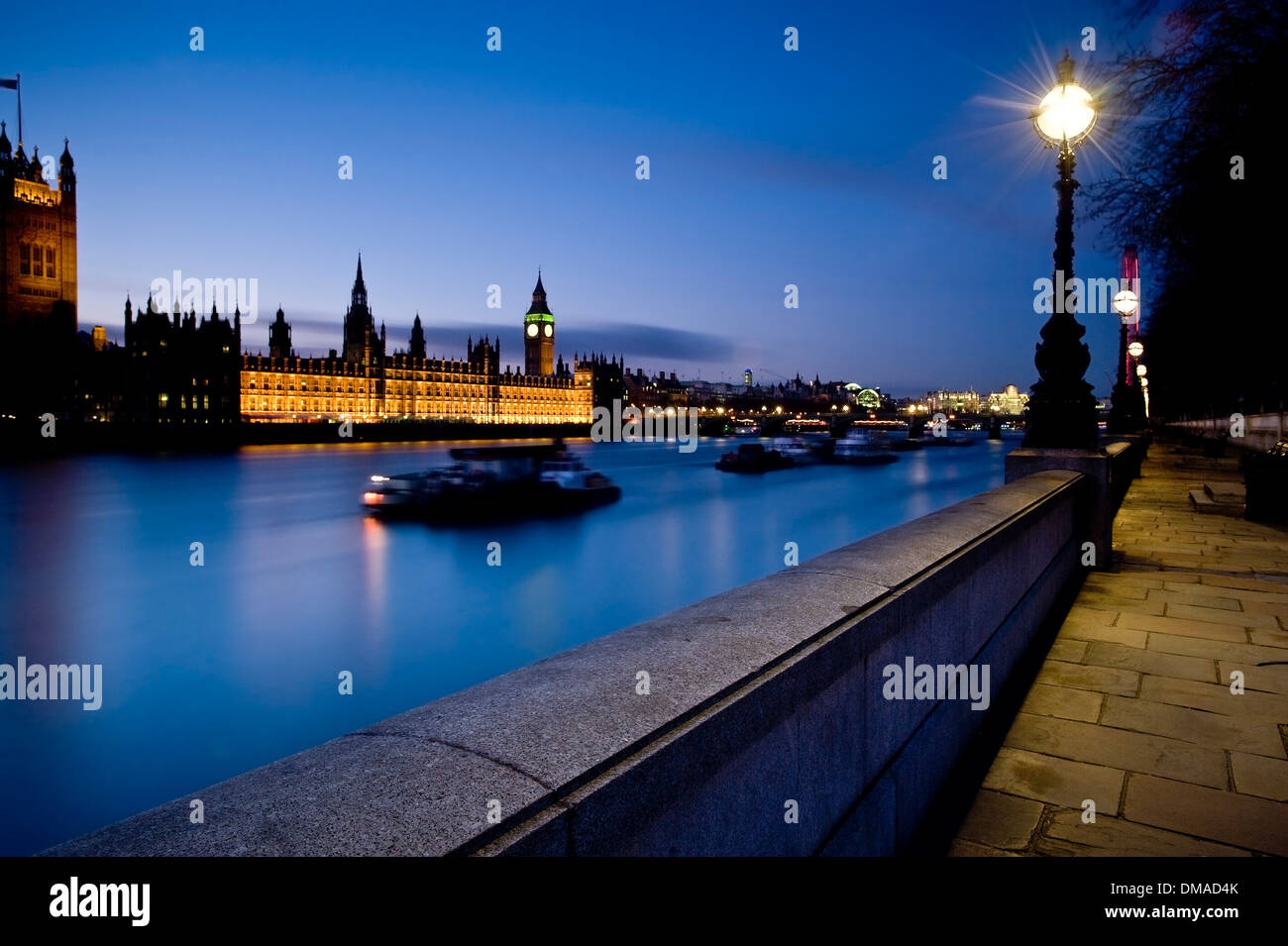 Häuser von Parlament, Westminster, London, England Stockfoto