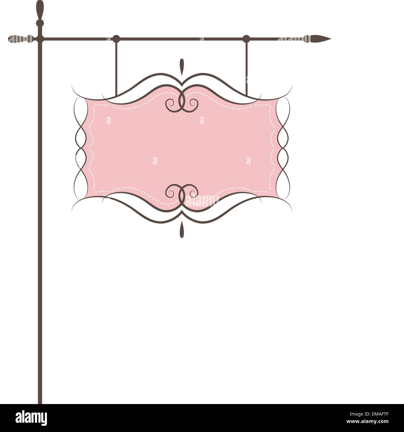 Restaurant-Vektor-Zeichen. Vektor-illustration Stock Vektor