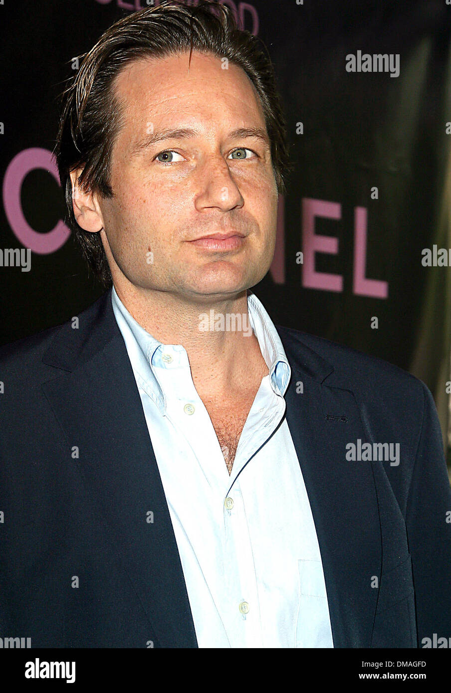 16. Oktober 2002 - Los Angeles, Kalifornien, USA - DAVID DUCHOVNY... 9. JÄHRLICHE PREMIERE "FRAUEN IN HOLLYWOOD' MITTAGESSEN. DAS FOUR SEASONS HOTEL, LOS ANGELES, KALIFORNIEN. 16. OKTOBER 2002. NINA PROMMER / 2002 K26764P (Kredit-Bild: © Globe Photos/ZUMAPRESS.com) Stockfoto