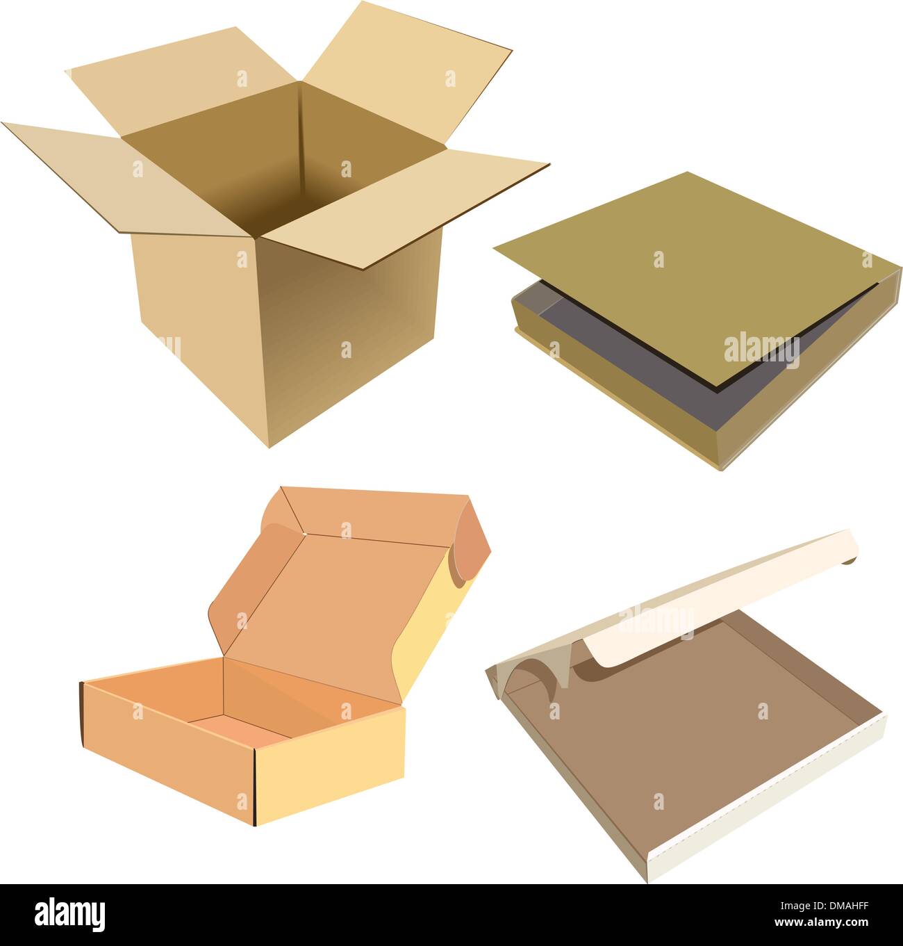 Realistische Darstellung der box Stock Vektor