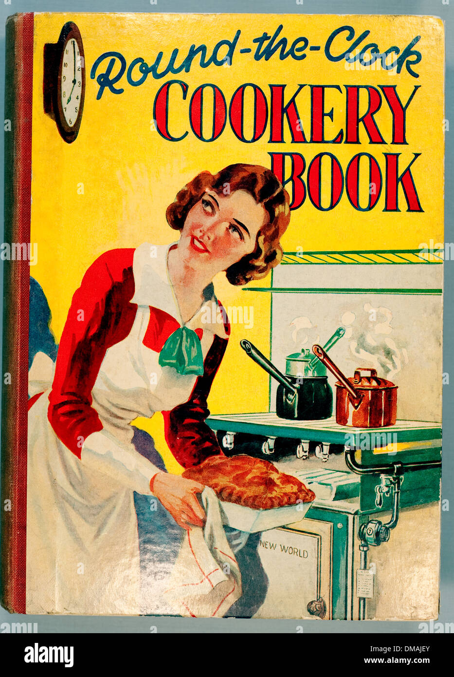 Womens Lib Frau in der Küche beim Kochen Archivierung Zeitdokument Stockfoto