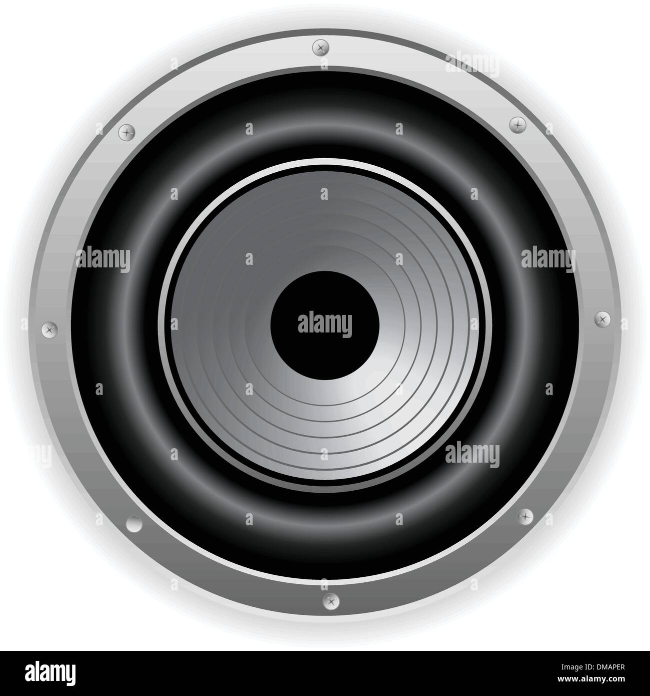 Runde isoliert-Sound-Lautsprecher Stock Vektor