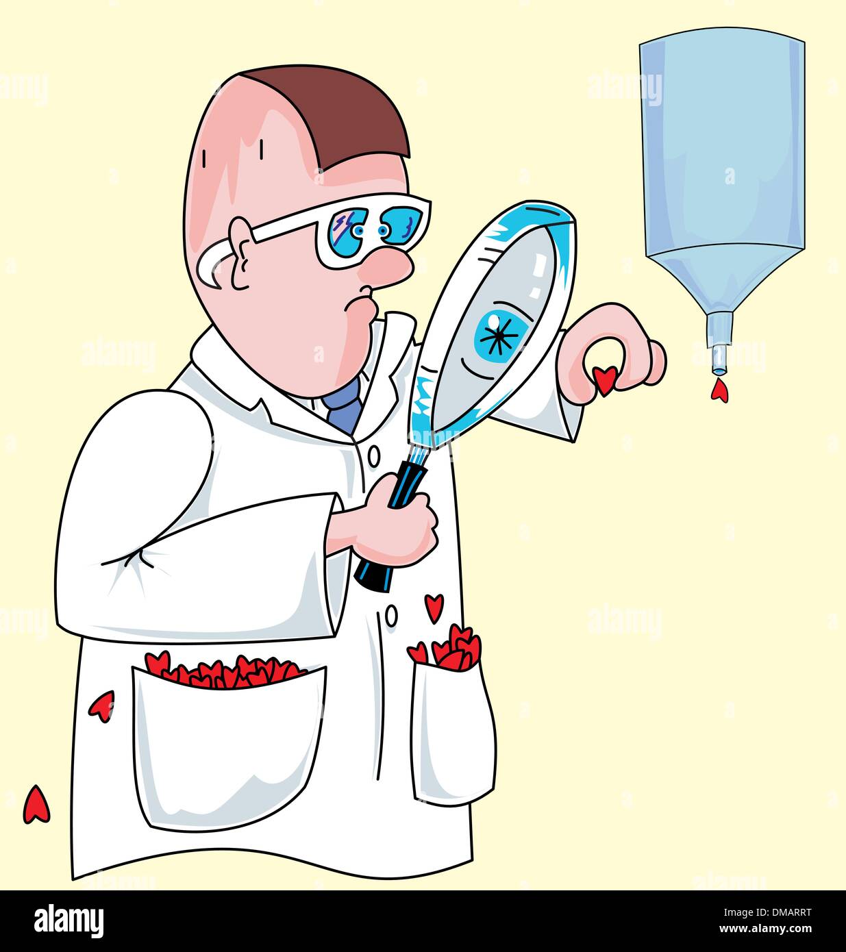 Liebe suchen Stock Vektor