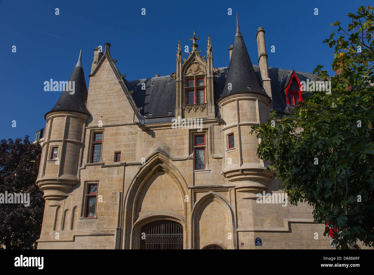 FORNEY BIBLIOTHEK, HOTEL DES ARCHEVEQUES DE SENS, 4. ARRONDISSEMENT, PARIS (75), ILE-DE-FRANCE, FRANKREICH Stockfoto