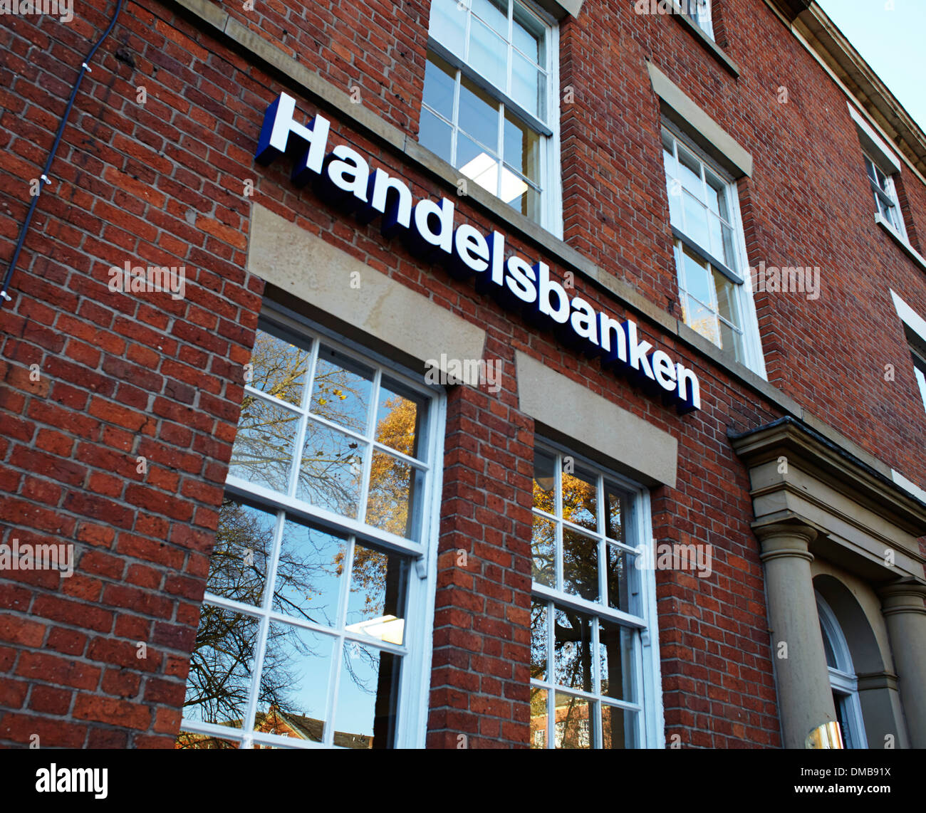 Handelsbanken Bank in Preston, Lancashire Stockfoto
