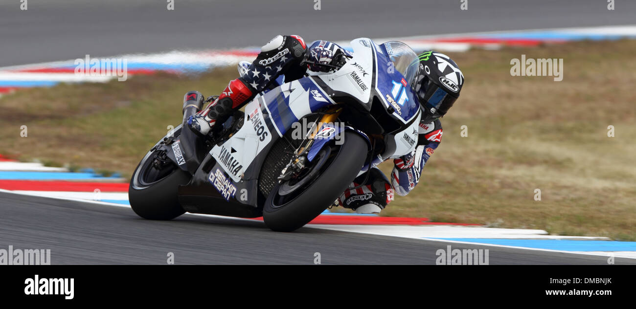 Ben Spies Yamaha Factory Racing / Yamaha Moto GP - Motorrad Racing - Br-Tschechische Republik - 24.08.12 Stockfoto