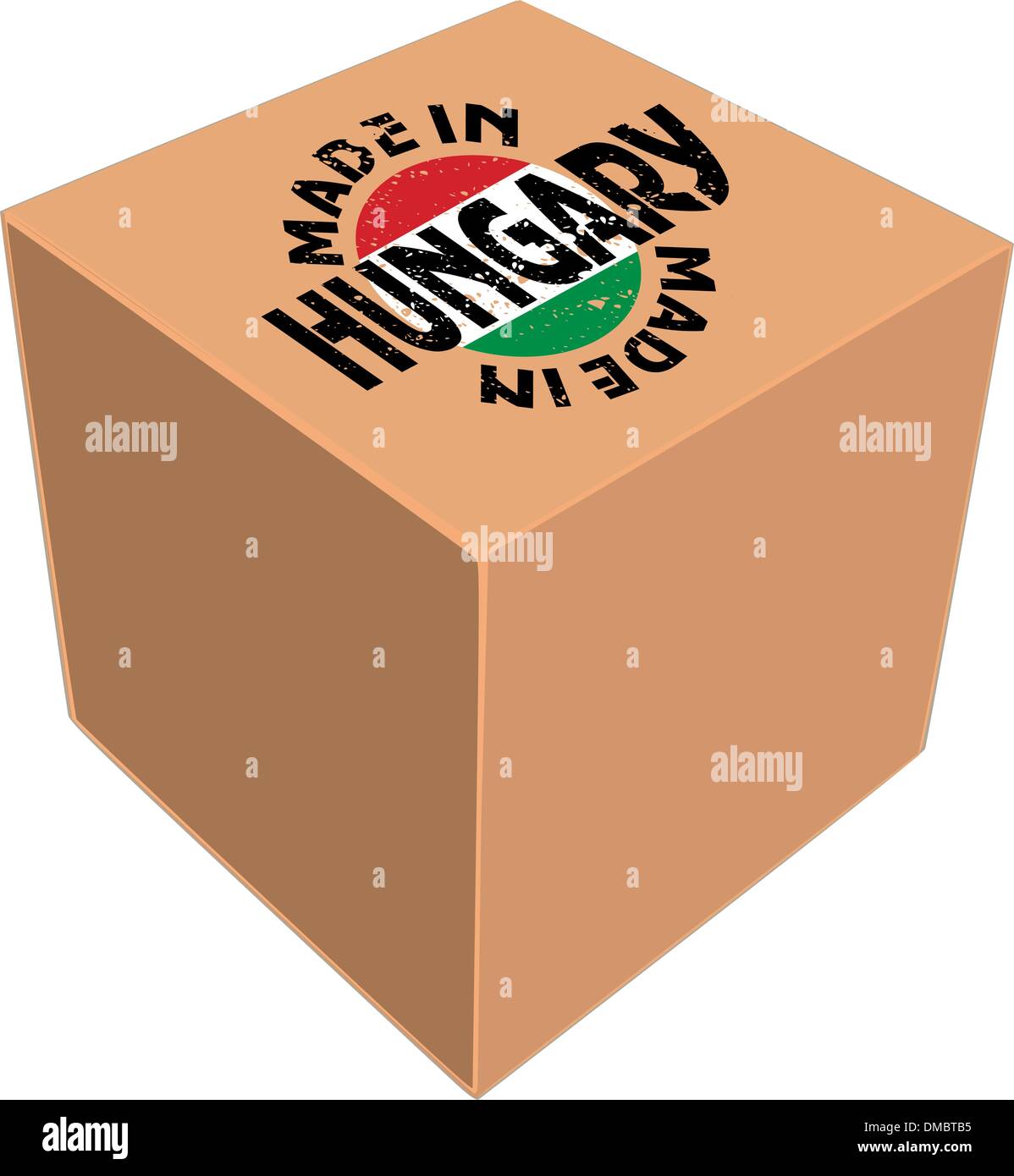 hergestellt in Ungarn Stock Vektor