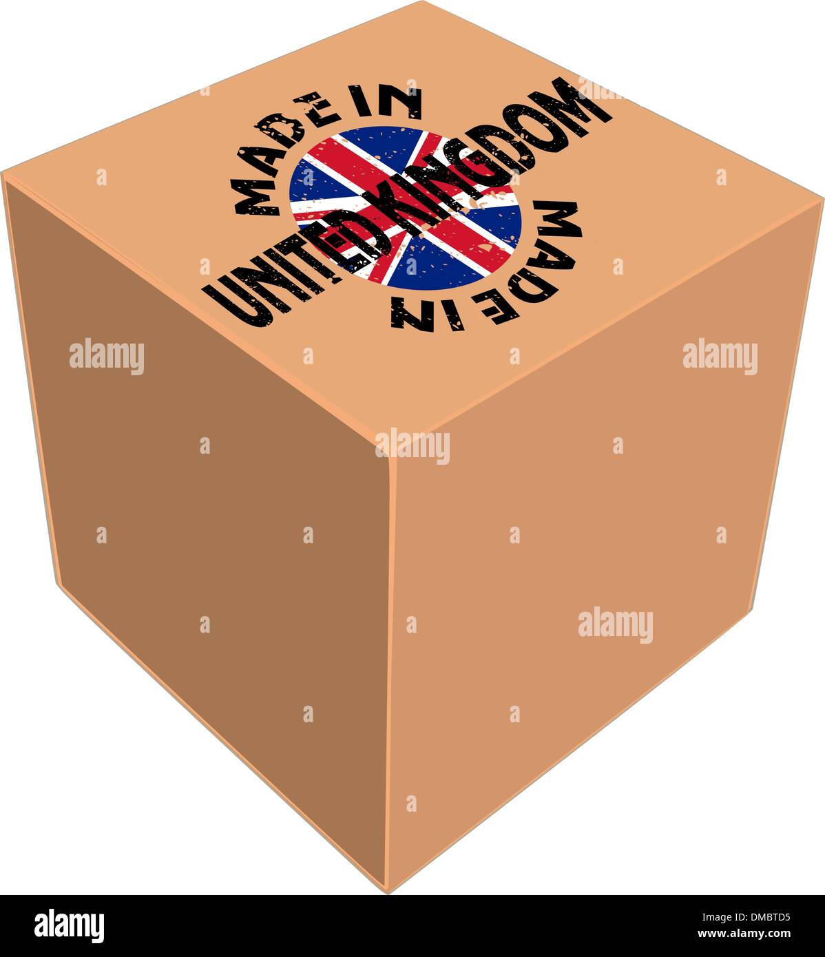 hergestellt in Großbritannien Stock Vektor