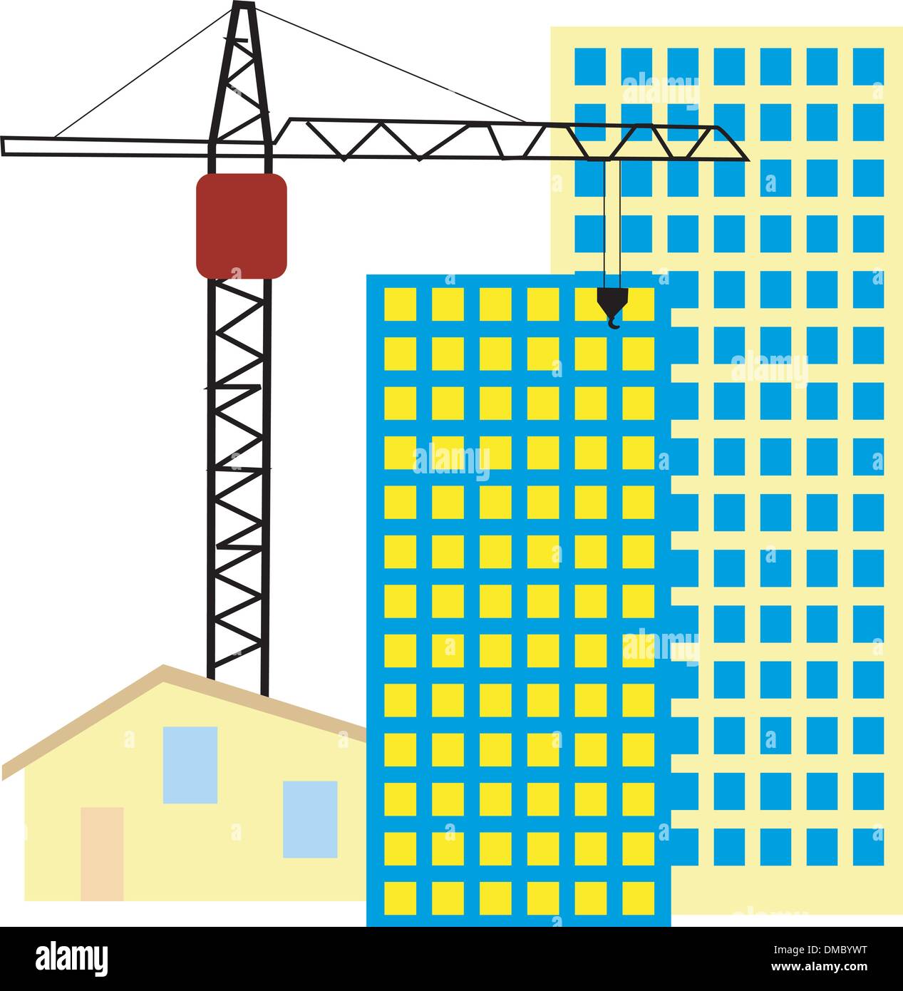 Symbol des Bauwesens Stock Vektor