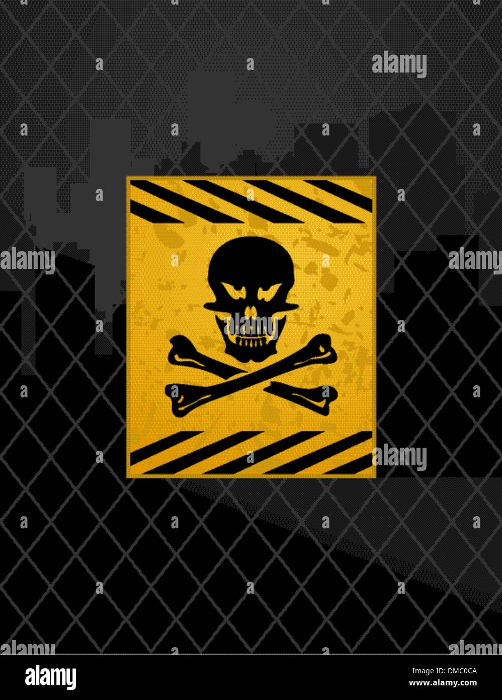 Sperrgebiet Stock Vektor