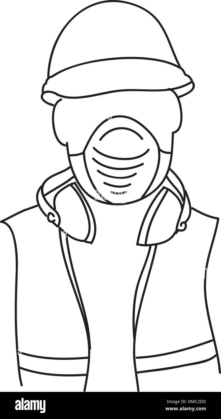 Sicherheit am Arbeitsplatz Stock Vektor