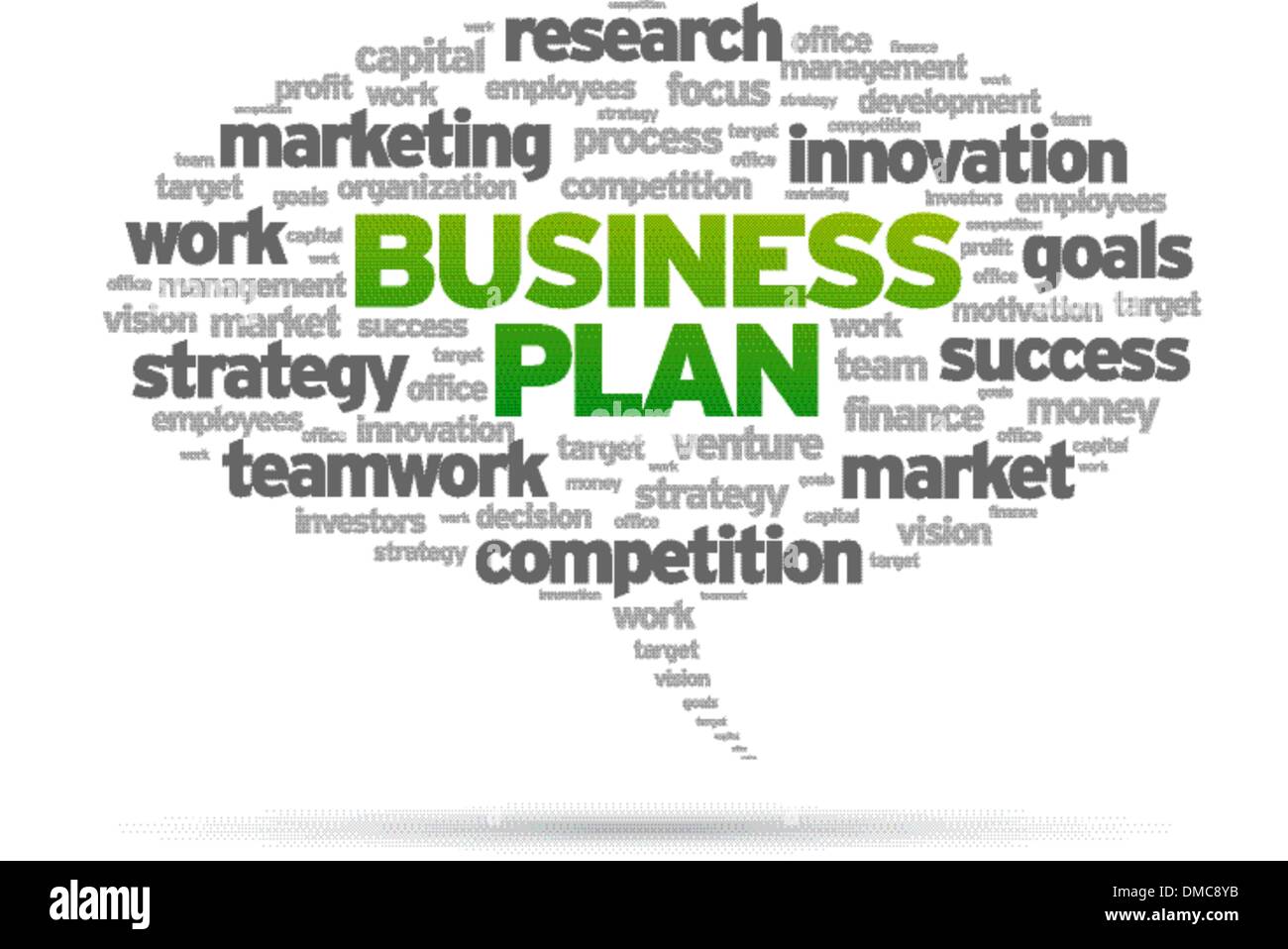Business-Plan Stock Vektor