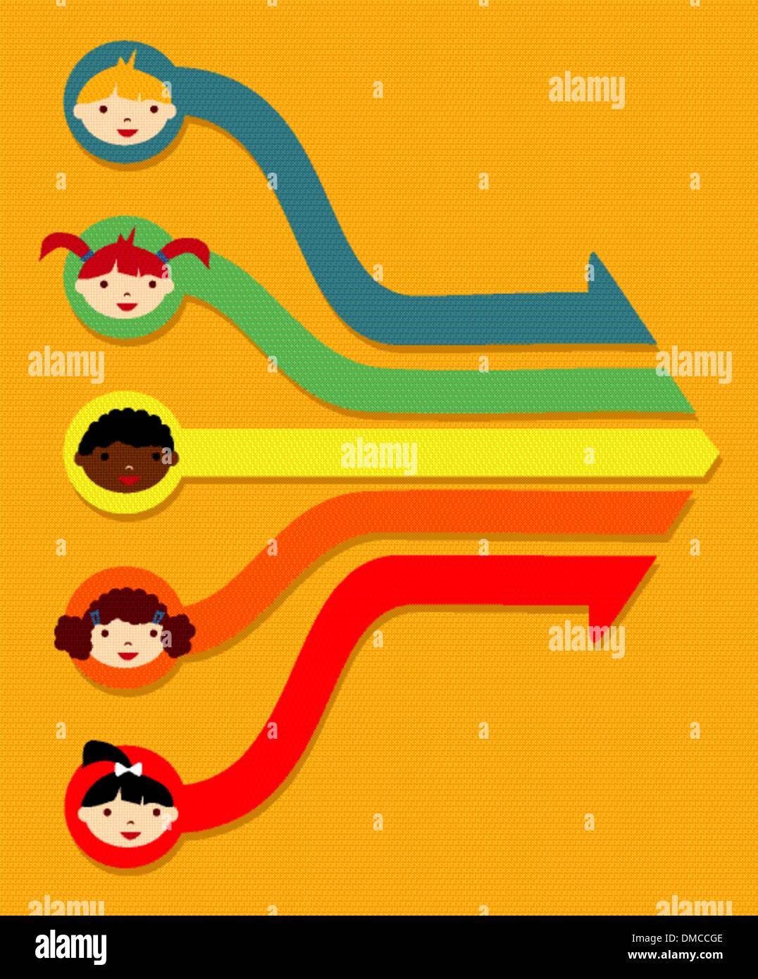 Netzwerk für Bildung: School Student Diagramm Stock Vektor