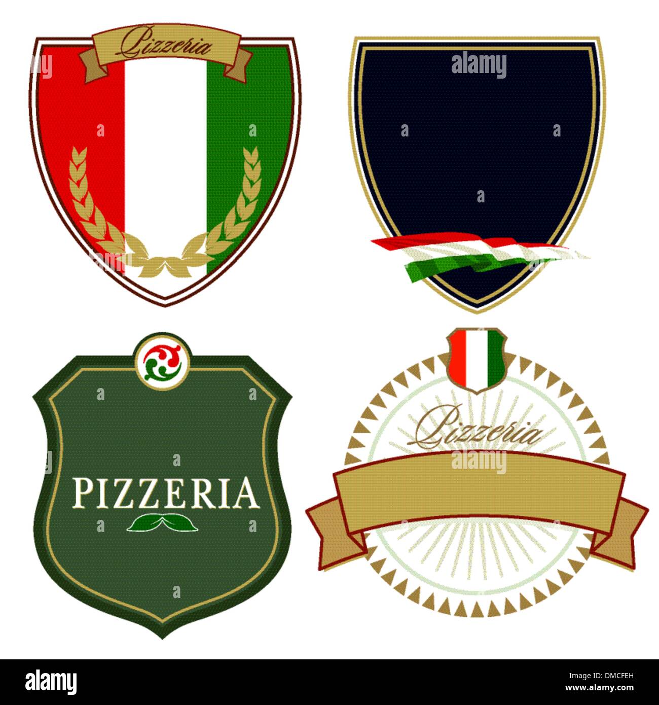 Italienische Zeichen Stock Vektor