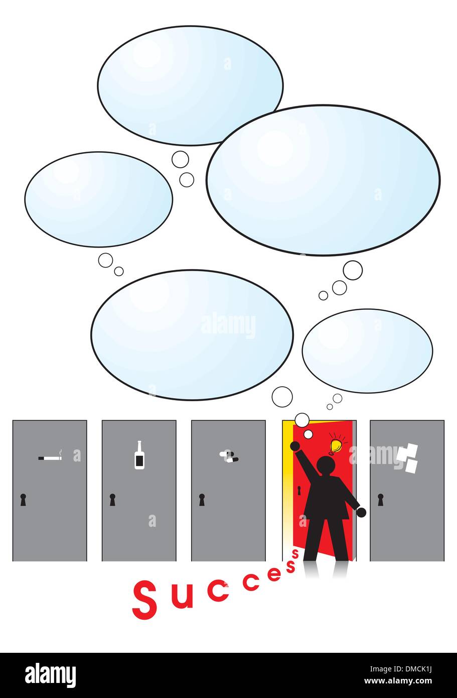 Business-Erfolg-Konzept Stock Vektor