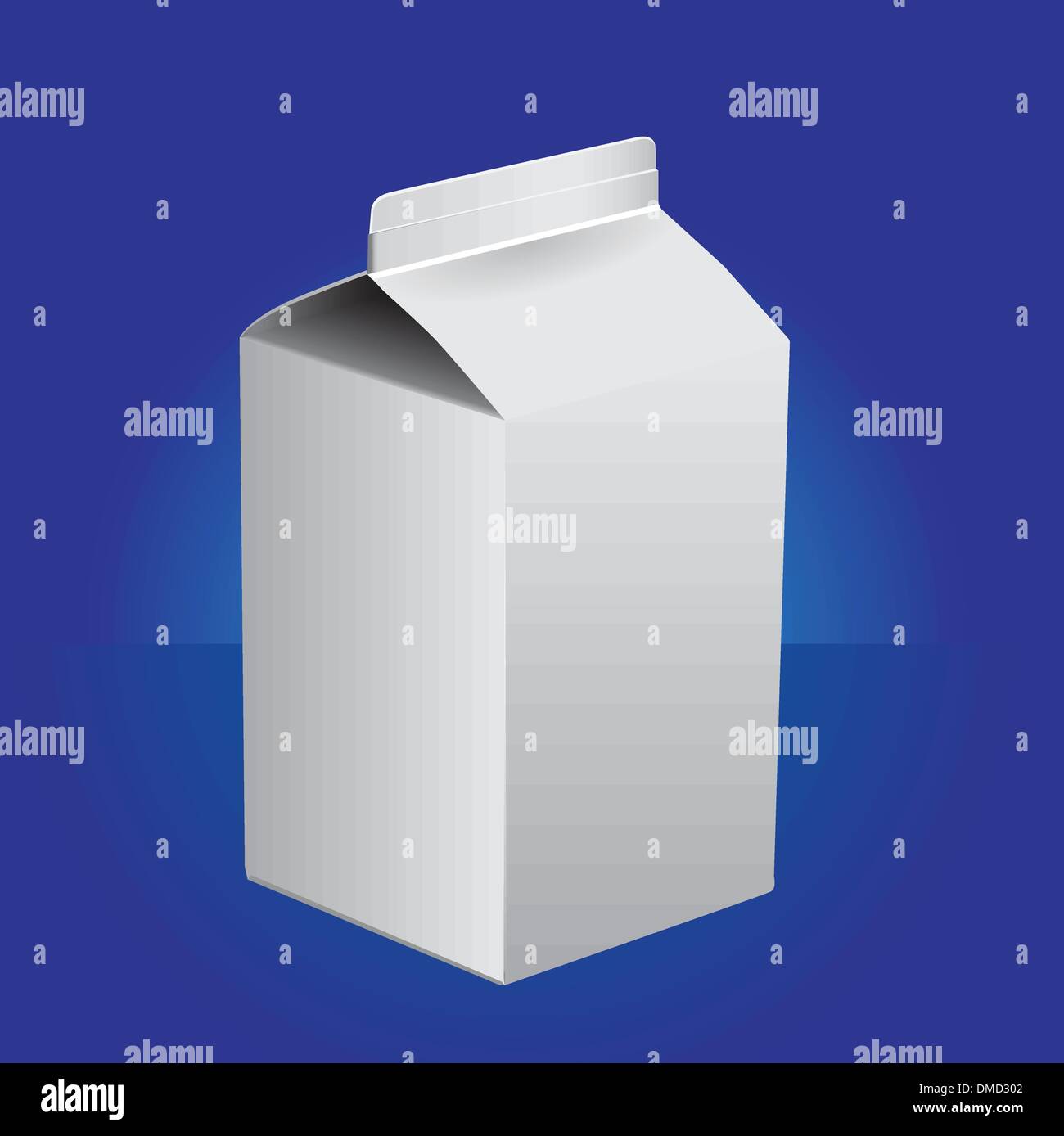 Paket für Milch oder Saft Stock Vektor