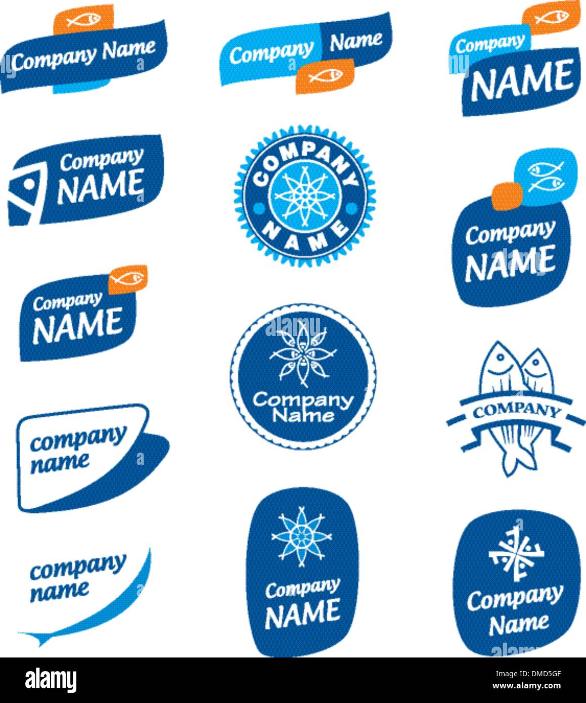 Logo für Fische Stock Vektor