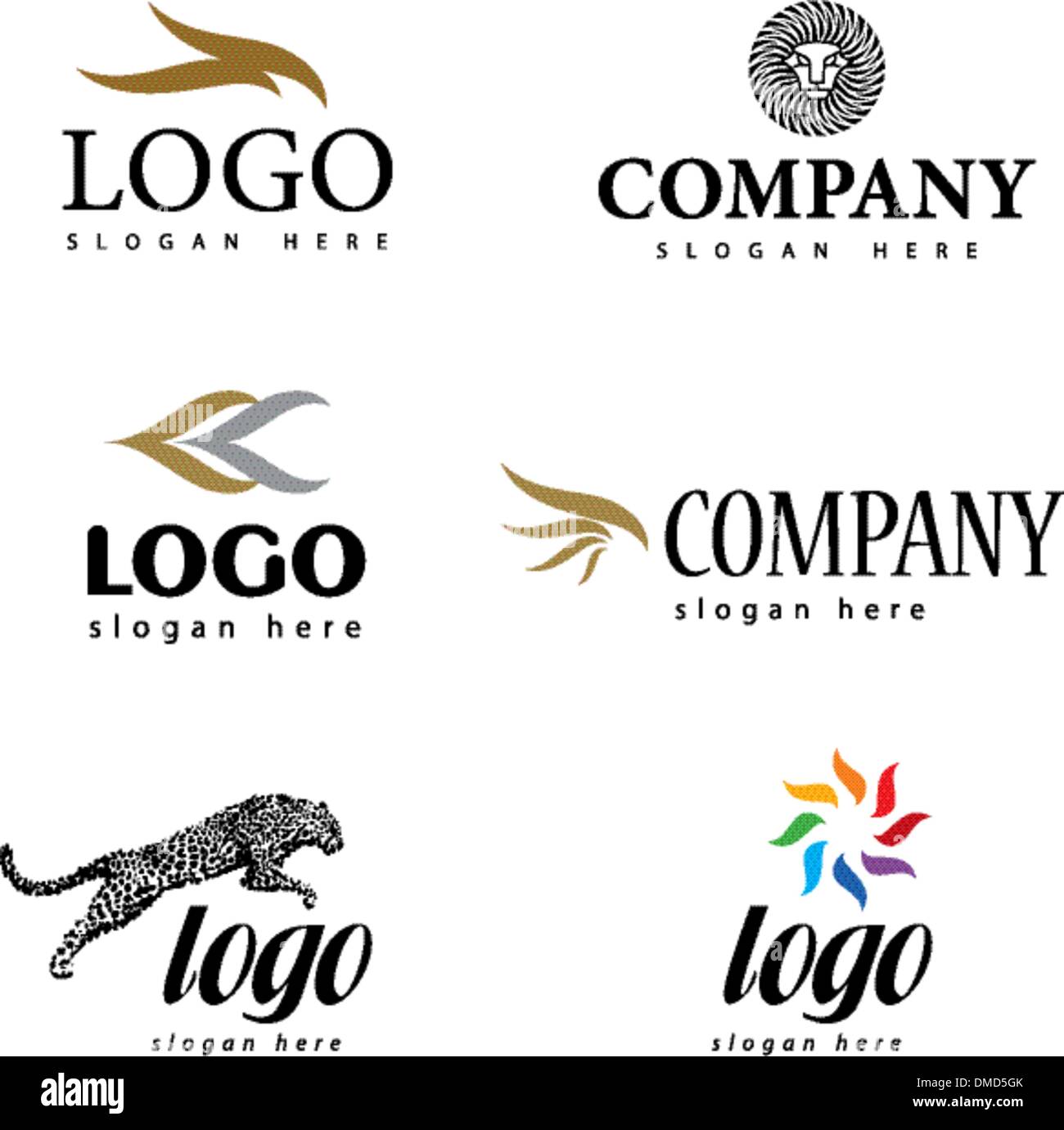 Logo-Pelz Stock Vektor