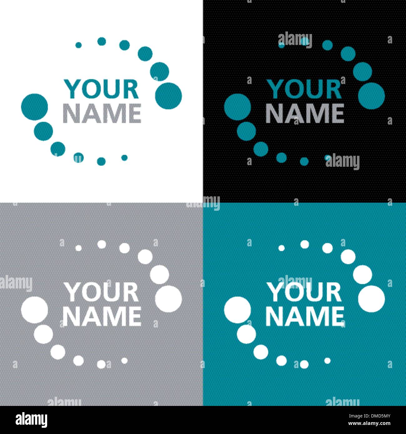 Logo-Krawatten Stock Vektor