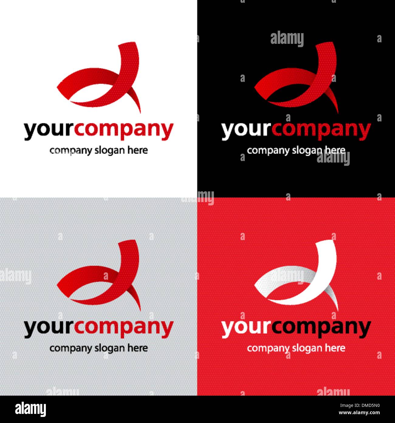 Logo-Linie Stock Vektor