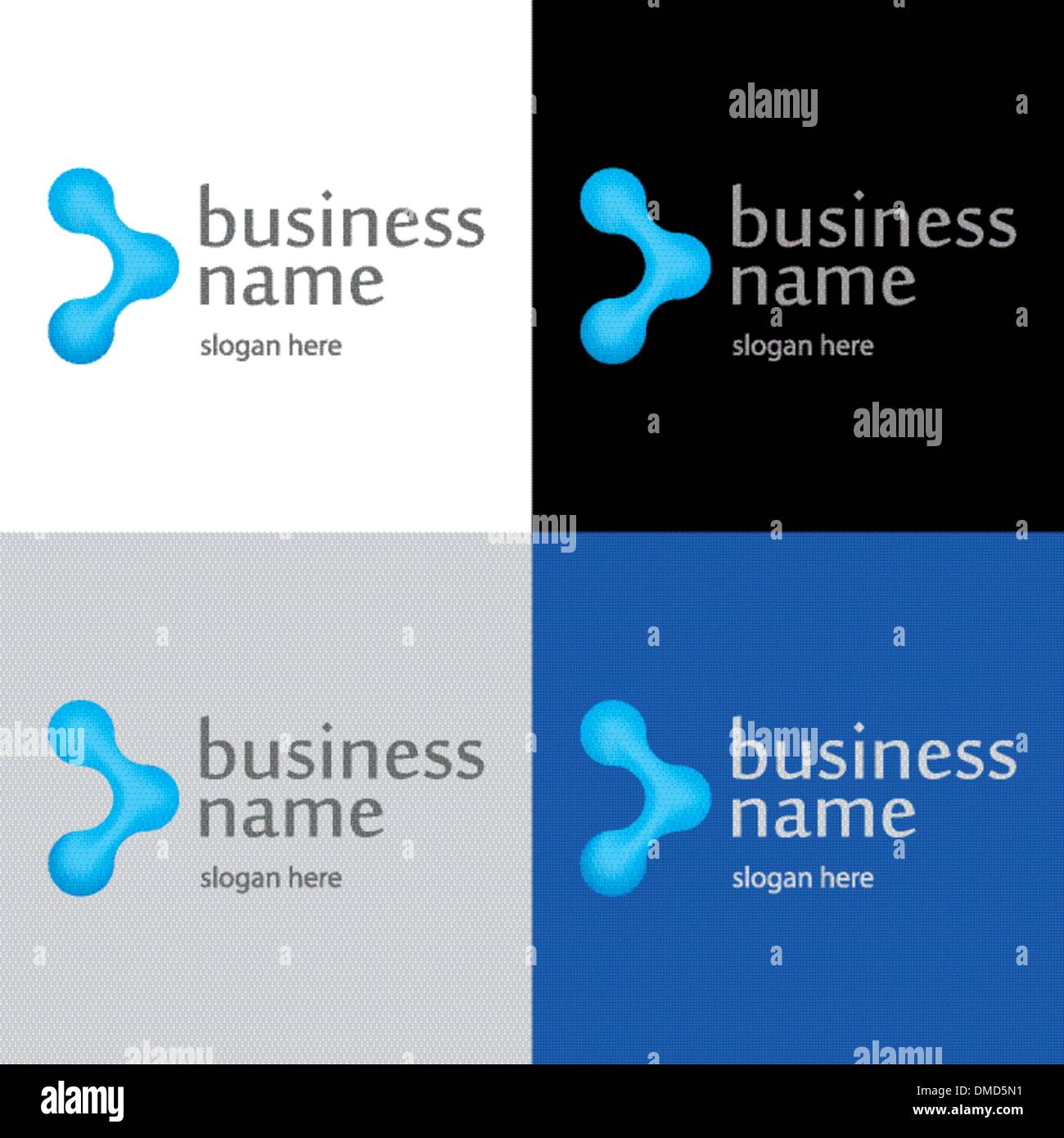 Logo-Moleküle Stock Vektor