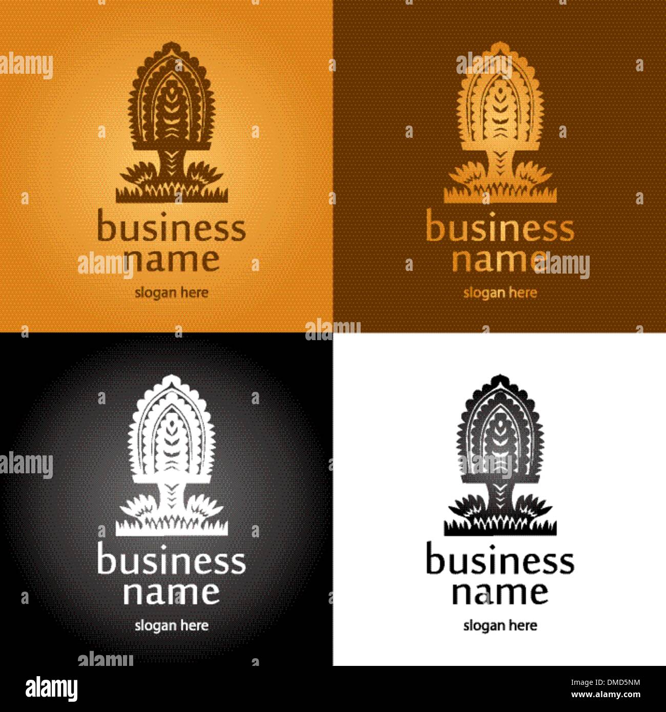 Baum-logo Stock Vektor