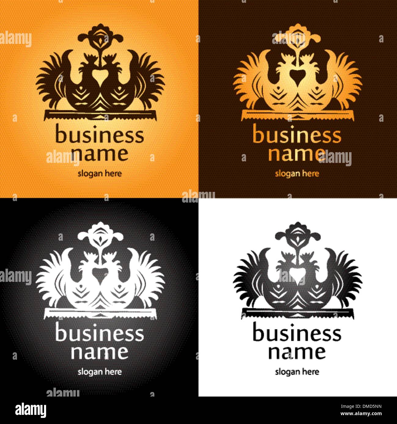 Logo-design Stock Vektor