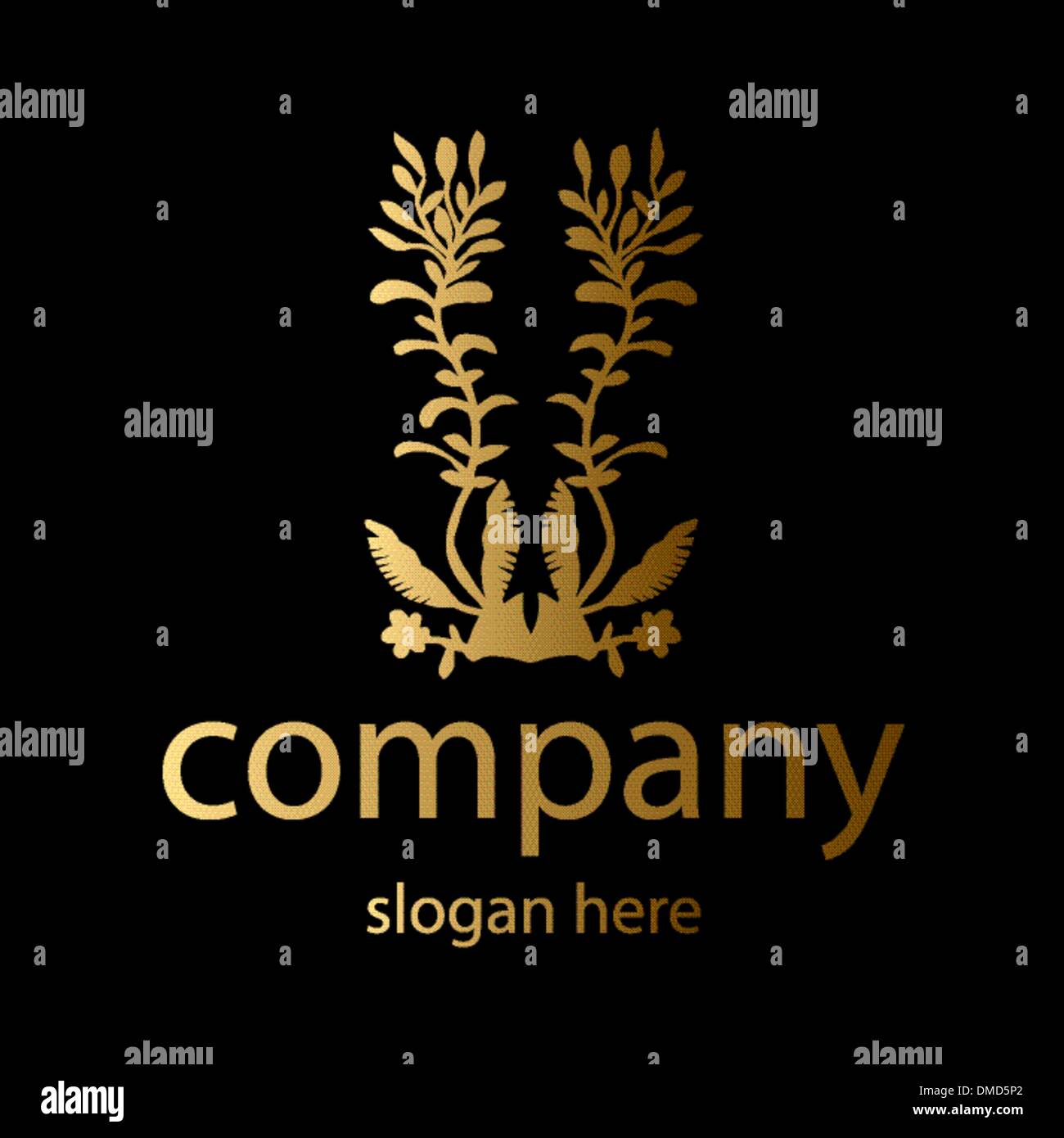 Pflanzen-logo Stock Vektor