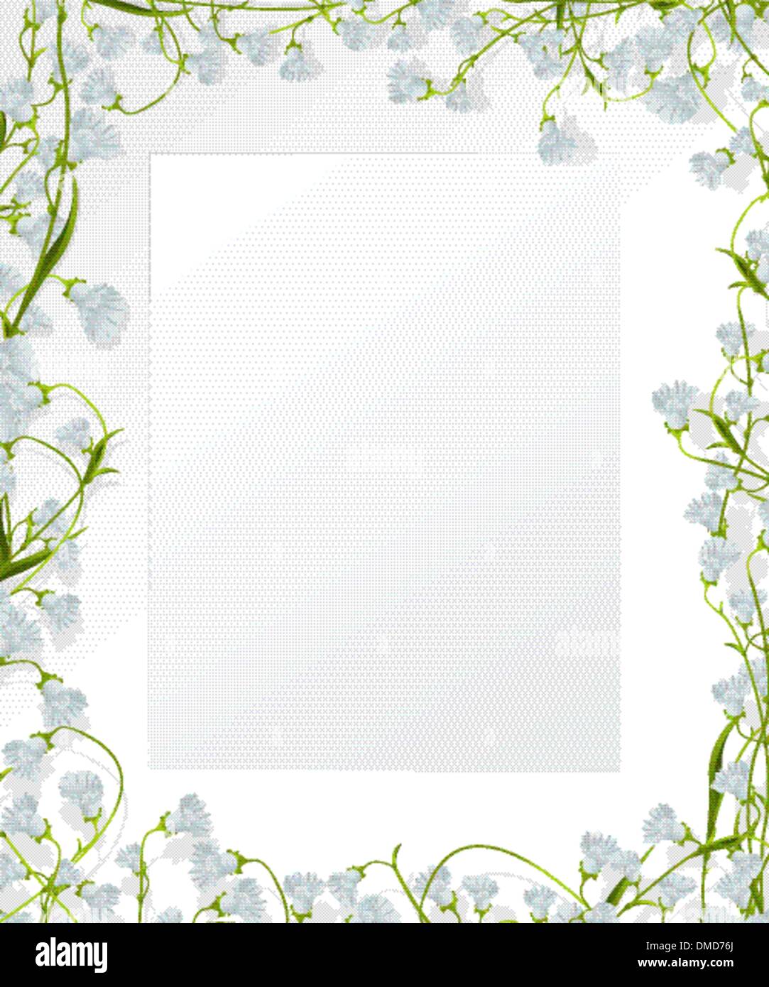 Floraler Rahmen-design Stock Vektor