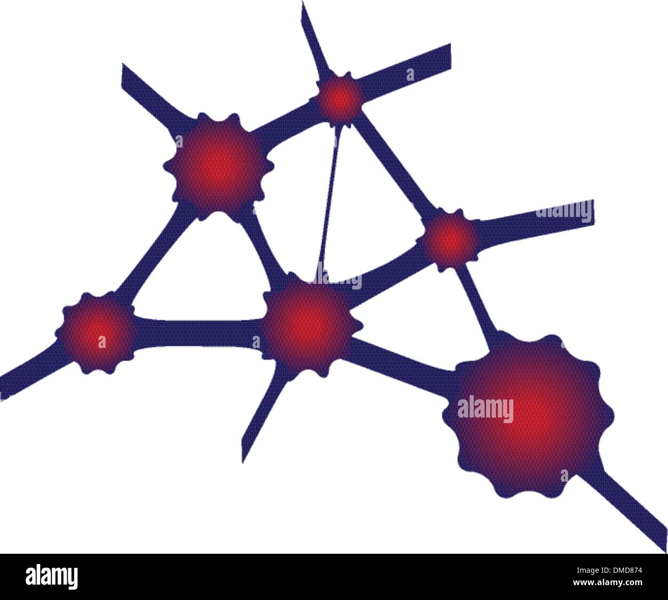 Abbildung abstrakt kreative Zeichen Stock Vektor