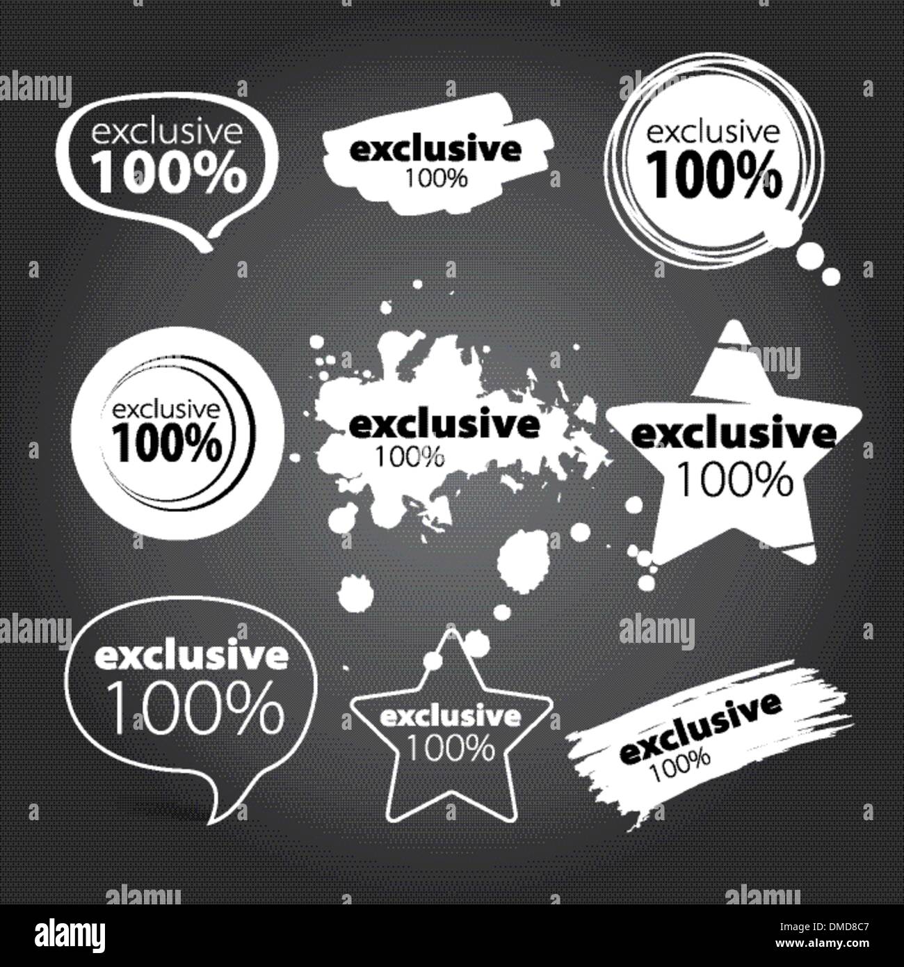 Logo-Pinsel Stock Vektor