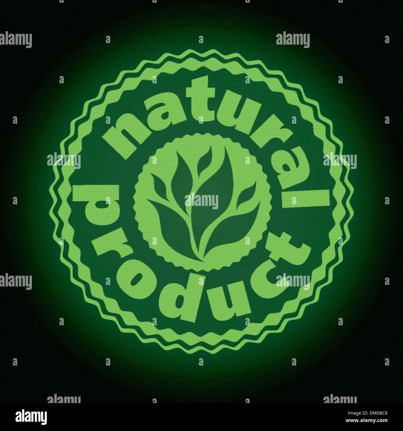 Logo Druck Naturen Markenprodukt Stock Vektor