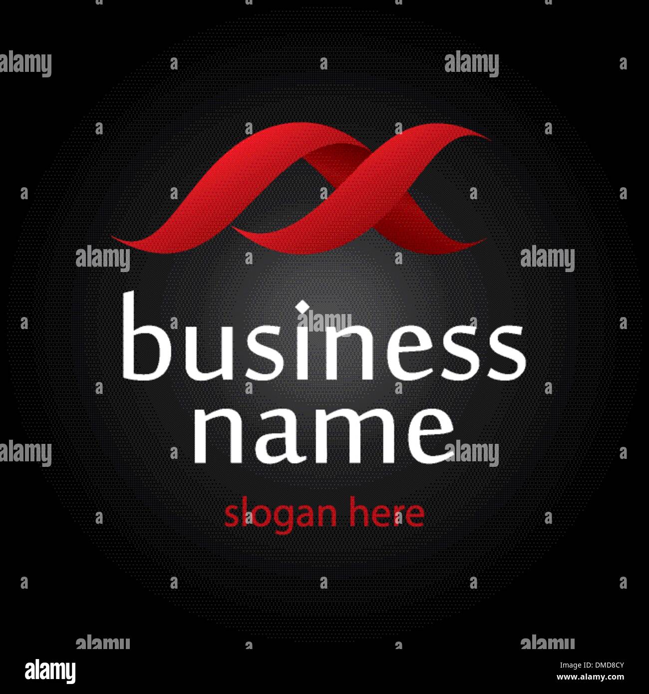 Band-logo Stock Vektor