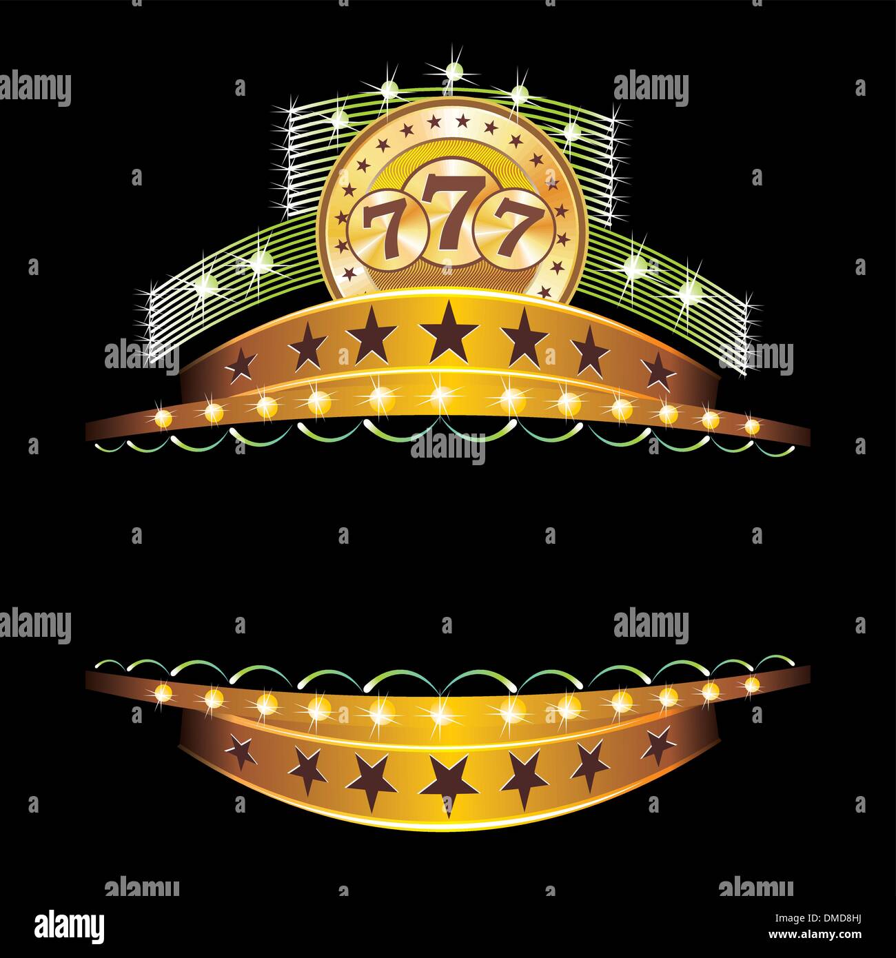 Vektor-Casino-Symbol Stock Vektor
