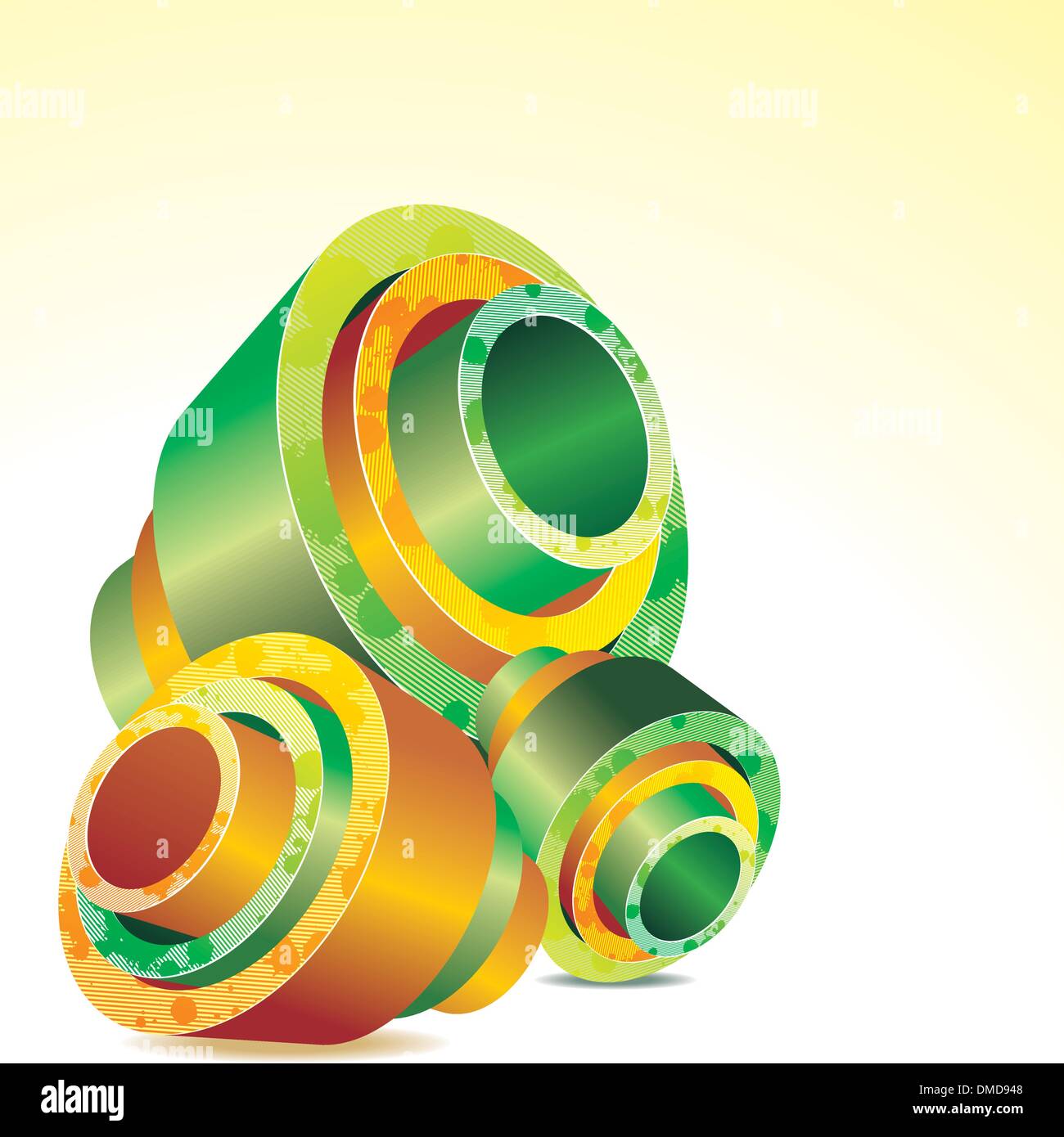 3D-Form Stock Vektor