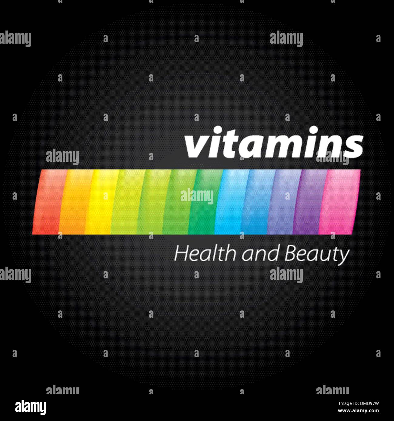 spektrale logo Stock Vektor