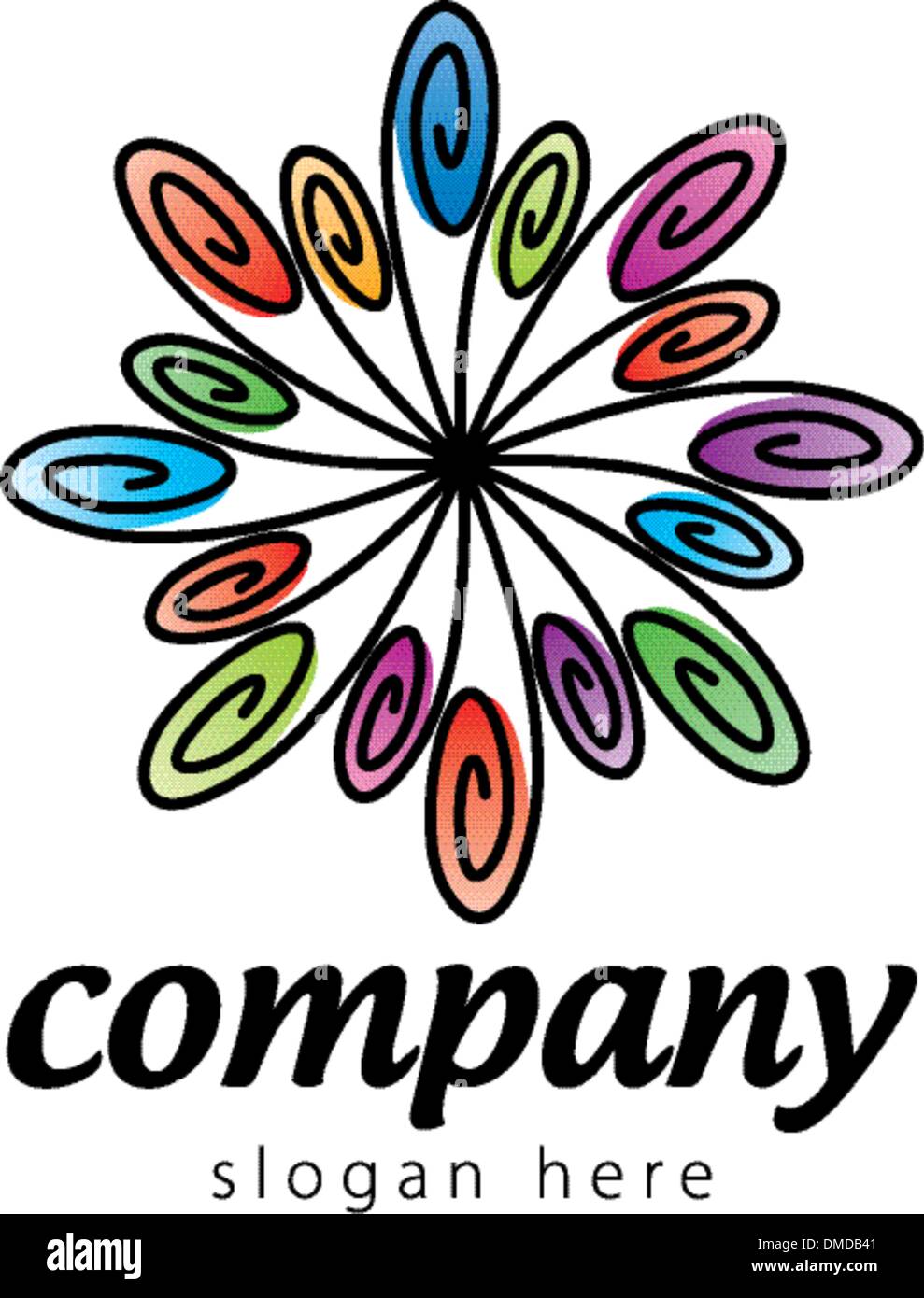 Logo-Abbildung Stock Vektor