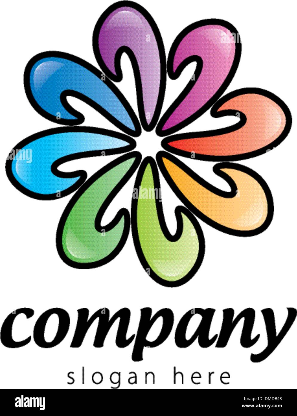 Logo-Stimmung Stock Vektor