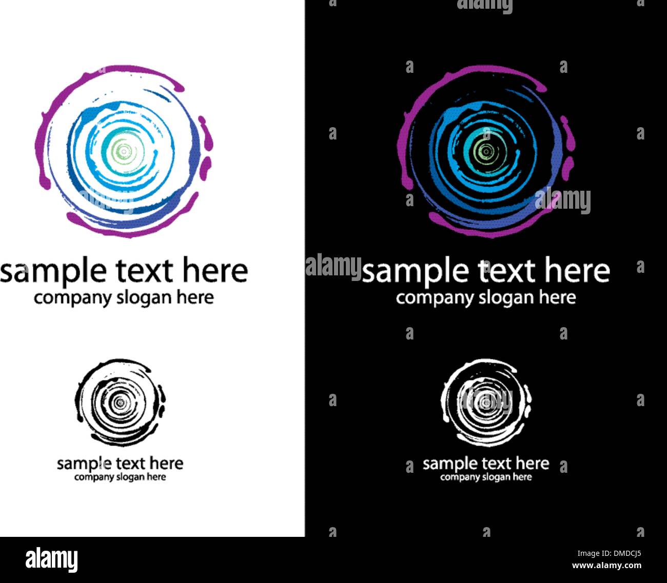 Vektor-Logo Kunstsalon Stock Vektor