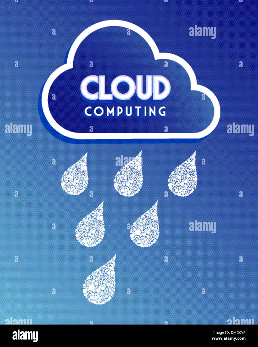 Cloud-computing Stock Vektor