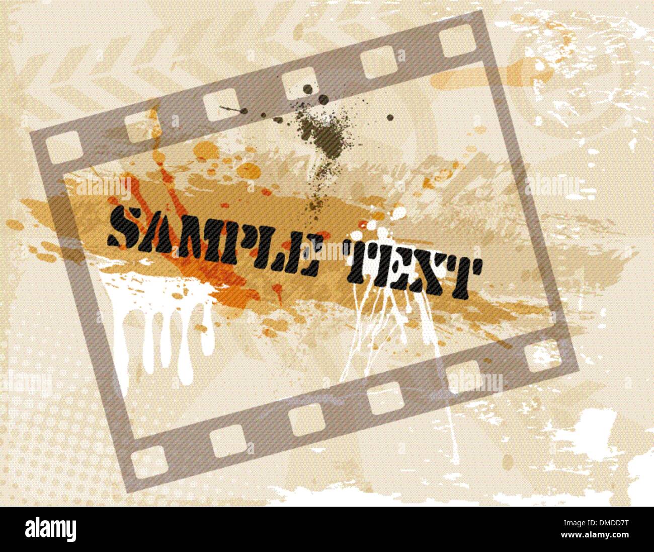 die Vector Grunge braunen Hintergrund Eps 10 Stock Vektor